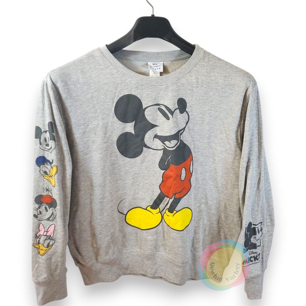 Disney Mickey Mouse & Friends Sleeve Print Sweatshirt XL